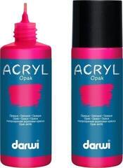 Akryylimaali Darwi Opak Akryylimaali Crimson 80 ml 1 kpl - 1