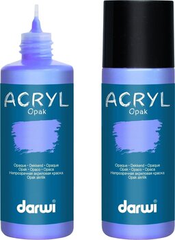 Akryylimaali Darwi Opak Akryylimaali Lavender 80 ml 1 kpl - 2