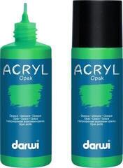 Akryylimaali Darwi Opak Akryylimaali Dark Green 80 ml 1 kpl - 1