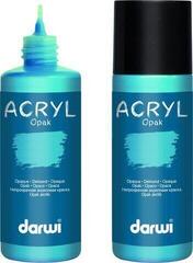 Akryylimaali Darwi Opak Akryylimaali Turquoise 80 ml 1 kpl - 1