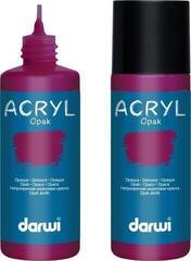 Akryylimaali Darwi Opak Akryylimaali Burgundy Red 80 ml 1 kpl - 1