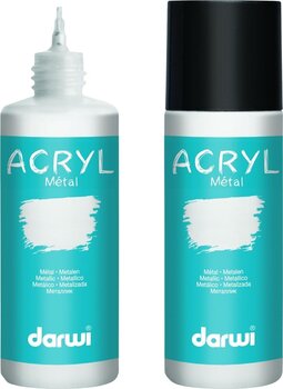 Akrilna boja Darwi Metallic Акрилне боје Silver 80 ml 1 kom - 2