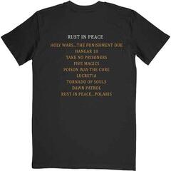 Tricou Megadeth Rust In Peace Track list Black L Tricou - 1