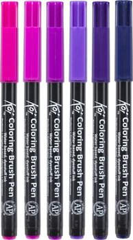 Akvarel marker Sakura Koi Kartuša za nalivno pero Galaxy 6 Kosov - 2