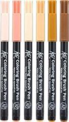 Akvarel marker Sakura Koi Резервоар за мастило Portrait 6 Ком - 1