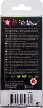 Marker acuarela Sakura Koi Refill cerneală Natural Shades 6 Bucăți - 3