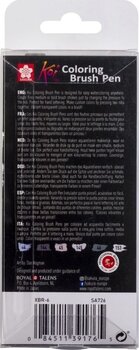 Акварелна писалка Sakura Urban Пълнител за писалка 6 бр. - 4