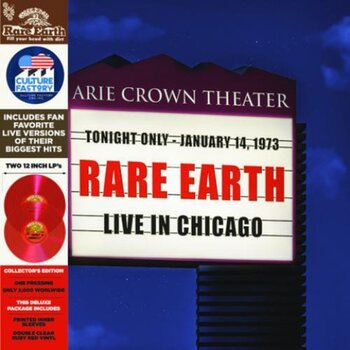 Disc de vinil Rare Earth - Live In Chicago (Deluxe Edition) (Limited Edition) (Reissue) (Clear Ruby Red Coloured) (2 LP) - 2
