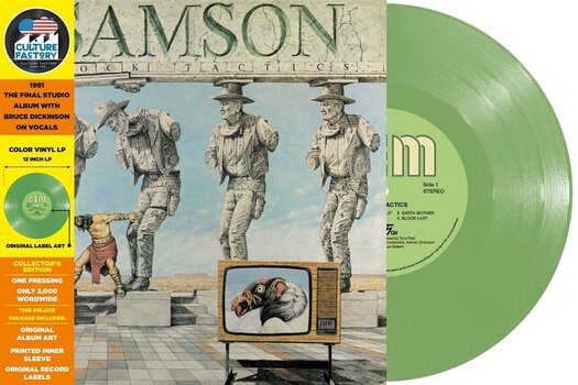 Disc de vinil Samson - Shock Tactics (Reissue) (Coke Bottle Green Coloured) (LP) - 2