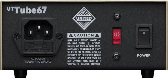 Kondenzatorski studijski mikrofon United Studio Technologies UT Tube67 Kondenzatorski studijski mikrofon - 5