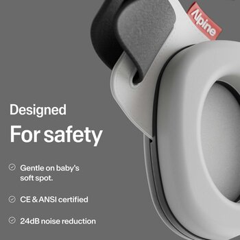 Čepići za uši Alpine Muffy Baby Black Čepići za uši - 3