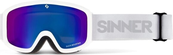Masques de ski Sinner Duck Mountain Kids Matte White/Green Mirror Masques de ski - 2