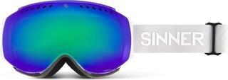 Skibriller Sinner Emerald Matte White/Blue Mirror 25/26 - 1