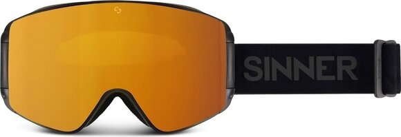 Ski-bril Sinner Aura Matte Black/Orange + Pink Ski-bril - 2