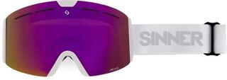 Skibriller Sinner Arc S Matte White/Pink Mirror 25/26 - 1