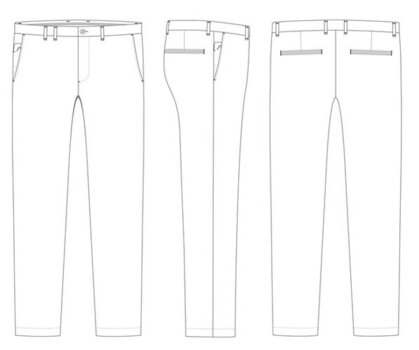 Панталони за голф Alberto Ian 3xDRY Cooler Grey 46 Панталони за голф - 4