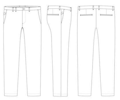 Nohavice Alberto Ian 3xDRY Cooler Grey 48 Nohavice - 4