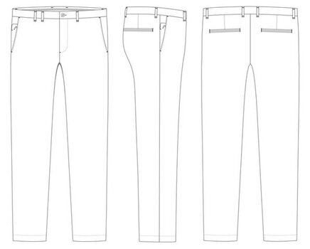 Pantalones Alberto Ian Waterrepellent Revolutional Anthracite 48 Pantalones - 4