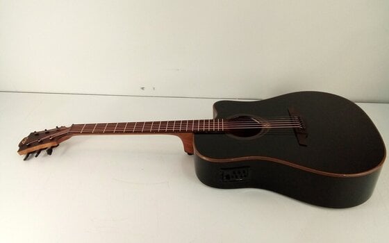 electro-acoustic guitar LAG Tramontane 118 T118DCE Black electro-acoustic guitar (Pre-owned) - 2