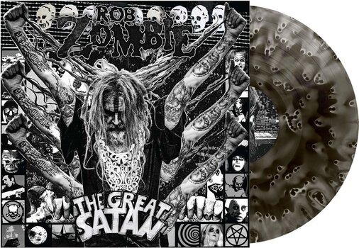 Vinyylilevy Rob Zombie - The Great Satan (Gatefold Sleeve) (Ghostly Black Coloured) (LP) - 2