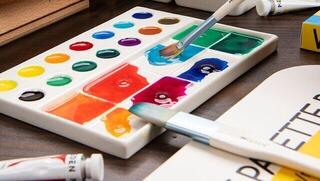 Slikarska paleta Meeden 34.1526 Slikarska paleta 14 x 19 cm 22 rupe - 1