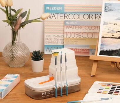 Akcesoria Meeden 34.1631 Pojemnik na pędzle do czyszczenia - 3