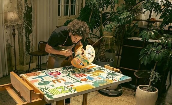 Maleristaffeli Meeden Large Beech Easel 6043 Deluxe - 5