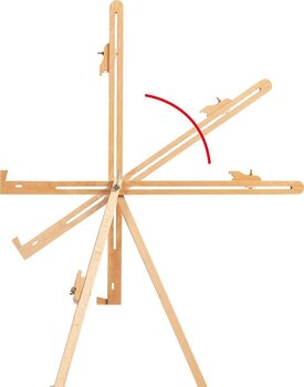 Maleristaffeli Meeden Pleinair Beech Easel 6077 With Case - 2