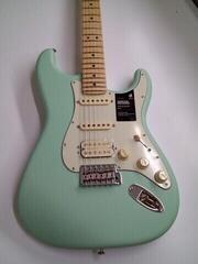 Chitară electrică Fender American Performer Stratocaster HSS MN Satin Surf Green Chitară electrică (Folosit) - 1