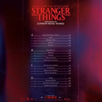 Δίσκος LP London Music Works - Stranger Things - O.S.T. - Red & Blue (2 LP) - 3