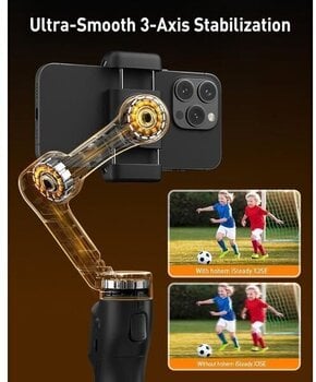 Stabilizator (Gimbal) Hohem iSteady X3 SE Black Stabilizator (Gimbal) - 7
