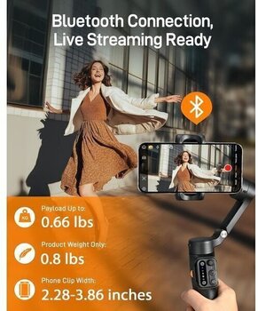 Stabilizator (Gimbal) Hohem iSteady X3 SE Black Stabilizator (Gimbal) - 11