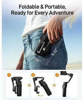 Stabilizator (Gimbal) Hohem iSteady X3 SE Black Stabilizator (Gimbal) - 14
