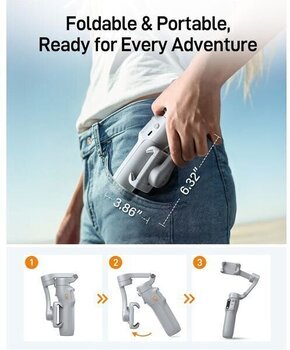 Stabilizzatore (Gimbal)
 Hohem iSteady X3 SE Grey Stabilizzatore (Gimbal) - 11