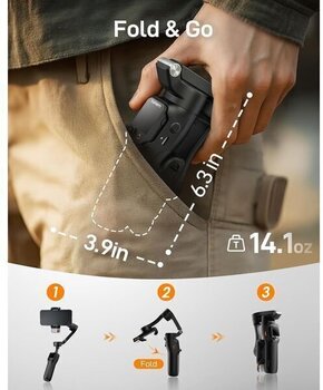 Stabilizator (Gimbal) Hohem iSteady V3 Ultra Black Stabilizator (Gimbal) - 16