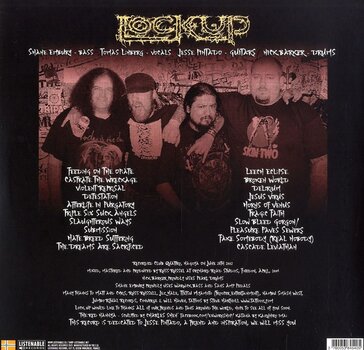 LP ploča Lock Up - Play Fast Or Die (Live In Japan) (Limited Edition) (Red & White Coloured) (LP + 7" Vinyl) - 2