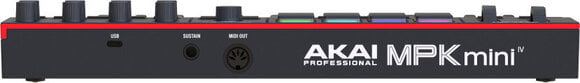 MIDI sintesajzer Akai MPK Mini MK4 Black MIDI sintesajzer (Samo raspakovano) - 3