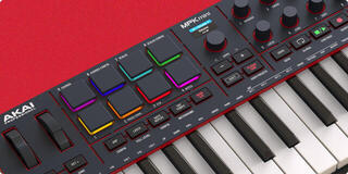 Миди клавиатура Akai MPK Mini MK4 Black Миди клавиатура - 7