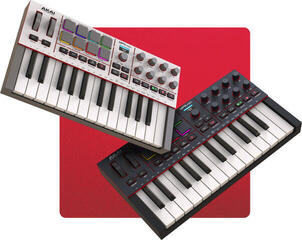 Миди клавиатура Akai MPK Mini MK4 Gray Миди клавиатура - 3