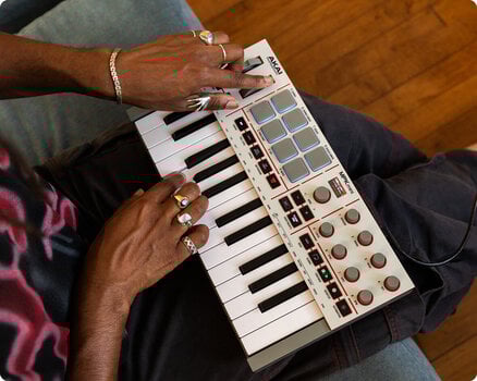 MIDI-Keyboard Akai MPK Mini MK4 Gray MIDI-Keyboard - 5