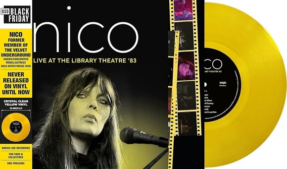 LP Nico - Live At The Library Theatre '83 (Yellow Translucent Coloured) (LP) - 2