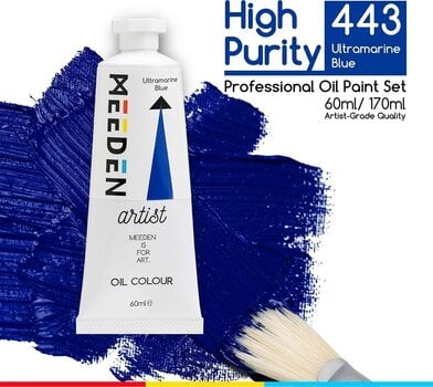 Маслена боя Meeden 34.1004 Маслена боя 04 Ultramarine Blue 60 ml 1 бр. - 2