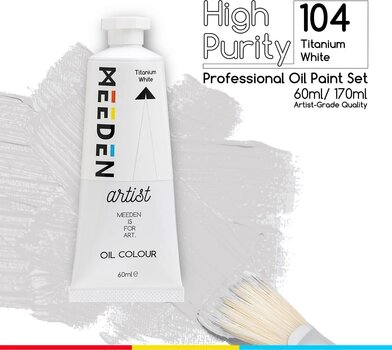 Uljana boja Meeden 34.1005 Уљана боја 05 Titanium White 60 ml 1 kom - 2