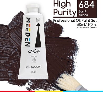 Uljana boja Meeden 34.1011 Uljana boja 11 Burnt Sienna 60 ml 1 kom - 2