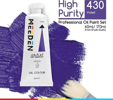 Tempera ad olio Meeden 34.1016 Pittura a olio 16 Violet 60 ml 1 pz - 2