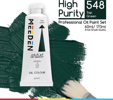 Uljana boja Meeden 34.1018 Uljana boja 18 Sap Green 60 ml 1 kom - 2