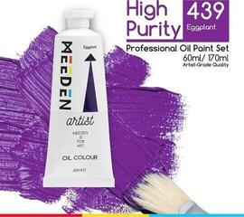 Oljefarge Meeden Oil Paint 60ml 22 Eggplant - 1