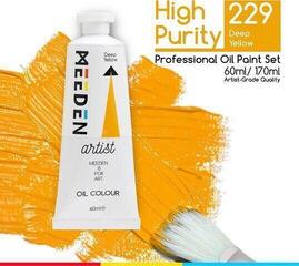 Oljefarge Meeden Oil Paint 60ml 43 Deep Yellow - 1