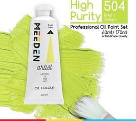 Oljefarge Meeden Oil Paint 60ml 46 Bright Green - 1