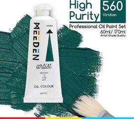 Oljefarge Meeden Oil Paint 60ml 47 Viridian - 1